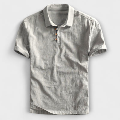 Cotton and Linen Polo