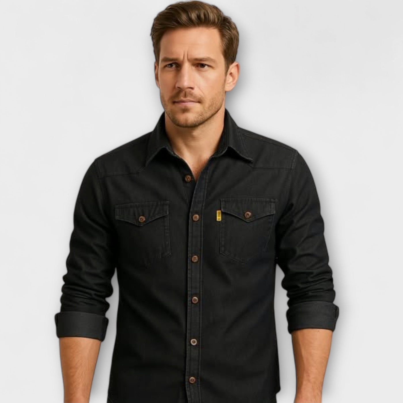 Slim Fit Denim Shirt