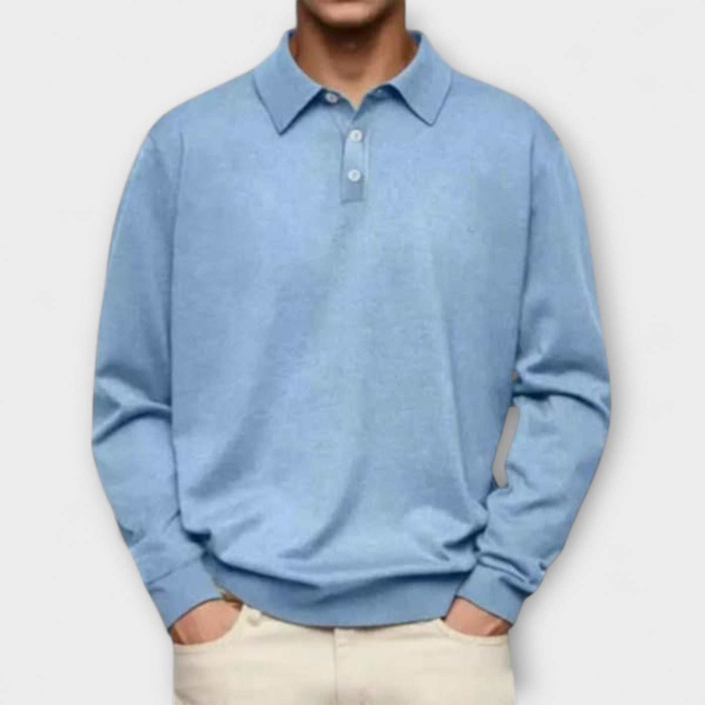 Long Sleeve Casual Polo