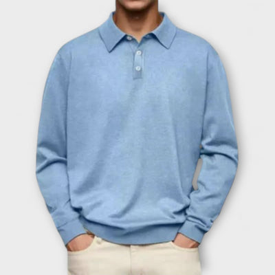 Long Sleeve Casual Polo
