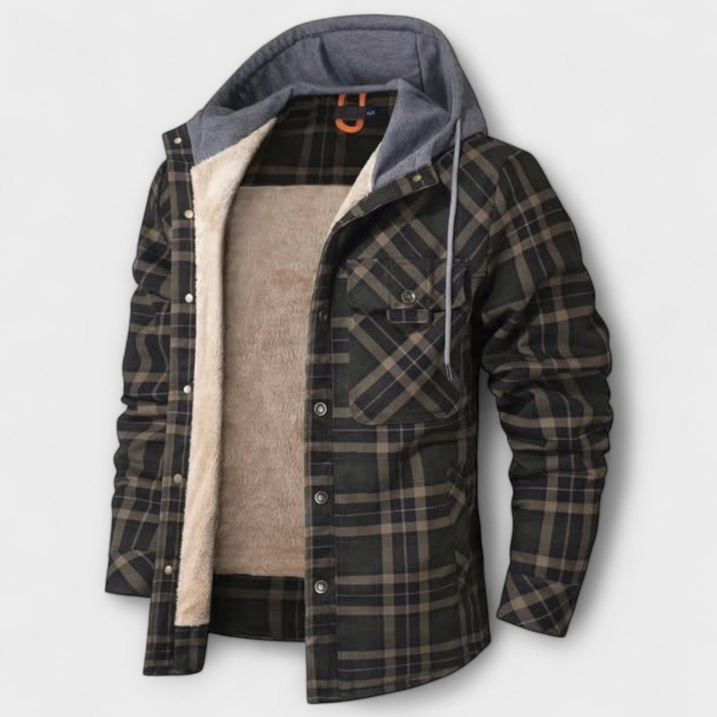 Flannel Jacket with Hood