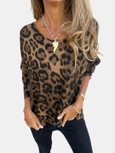 Greta | Leopard Print Blouse