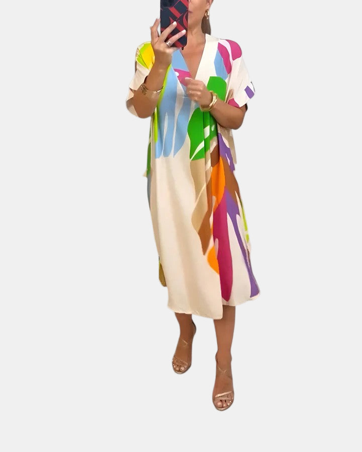 Caroline | Comfortable Colored Dress