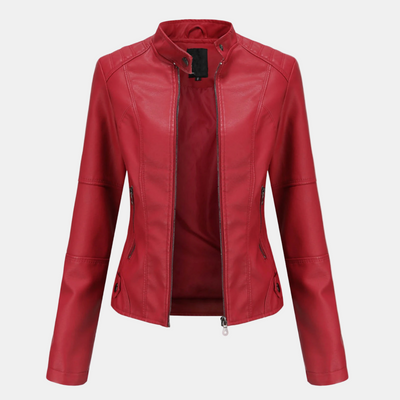 Anne | Elegant Leather Jacket