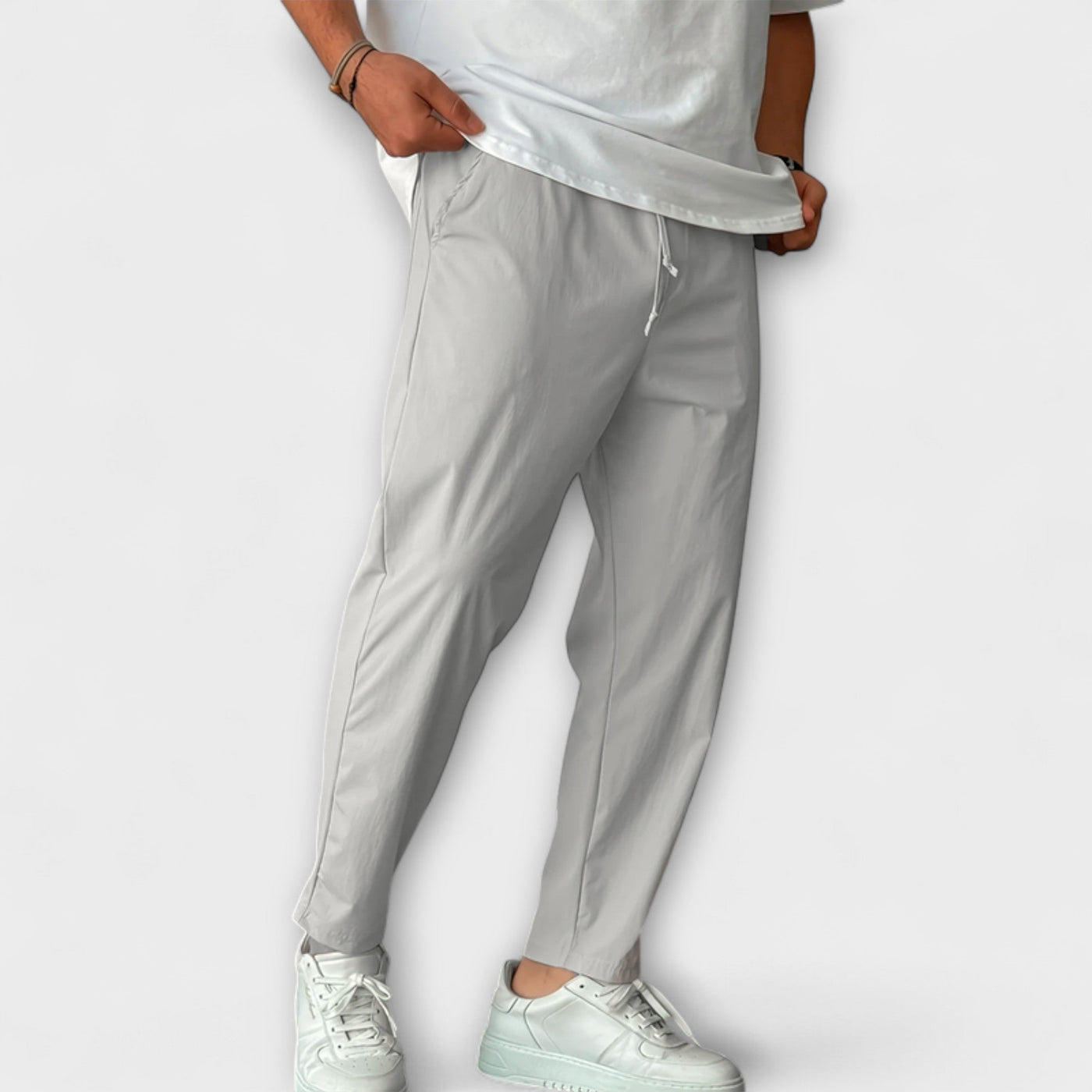 High-Waisted Lightweight Pants