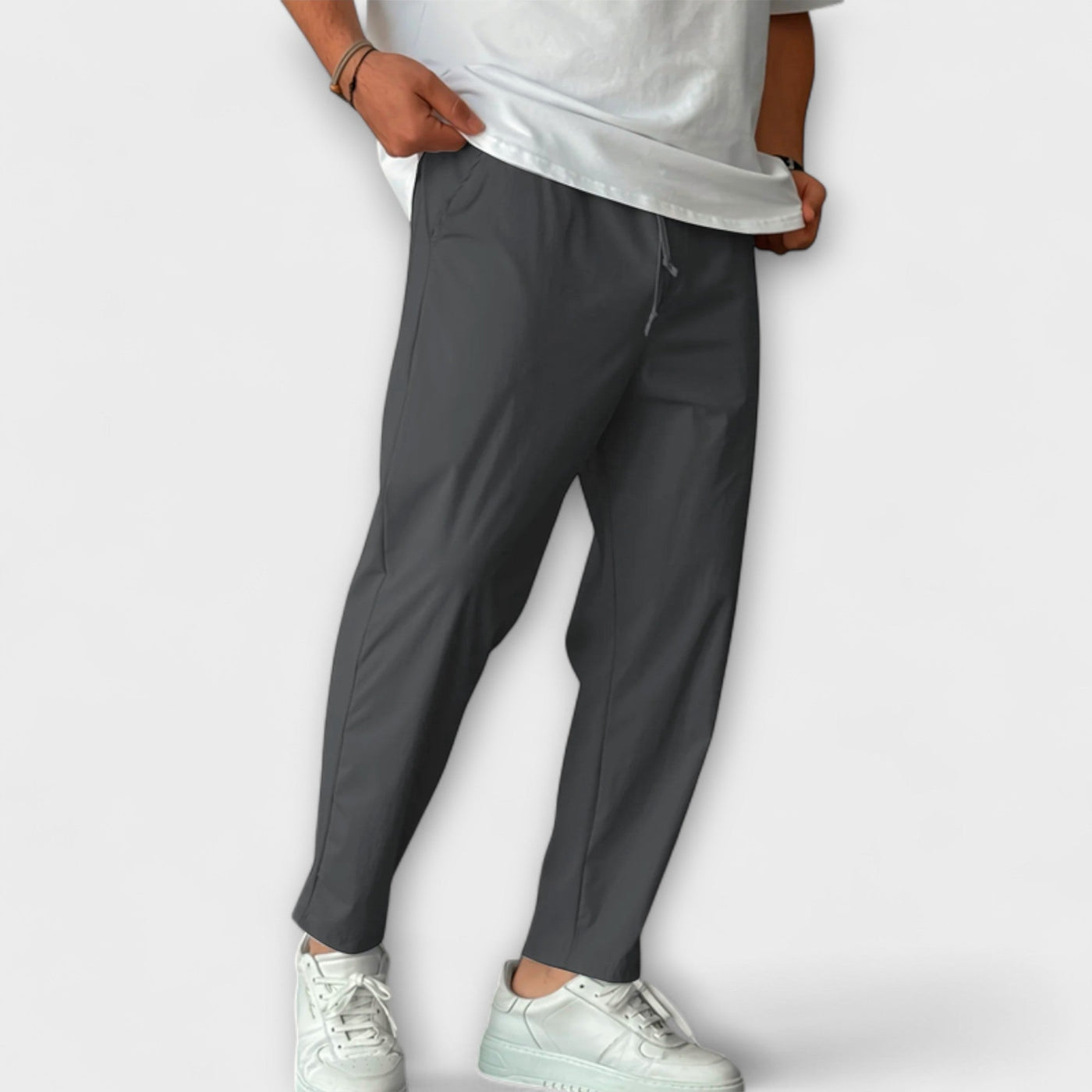 High-Waisted Lightweight Pants