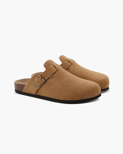 SUEDE CLOGS