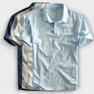 Cotton and Linen Polo