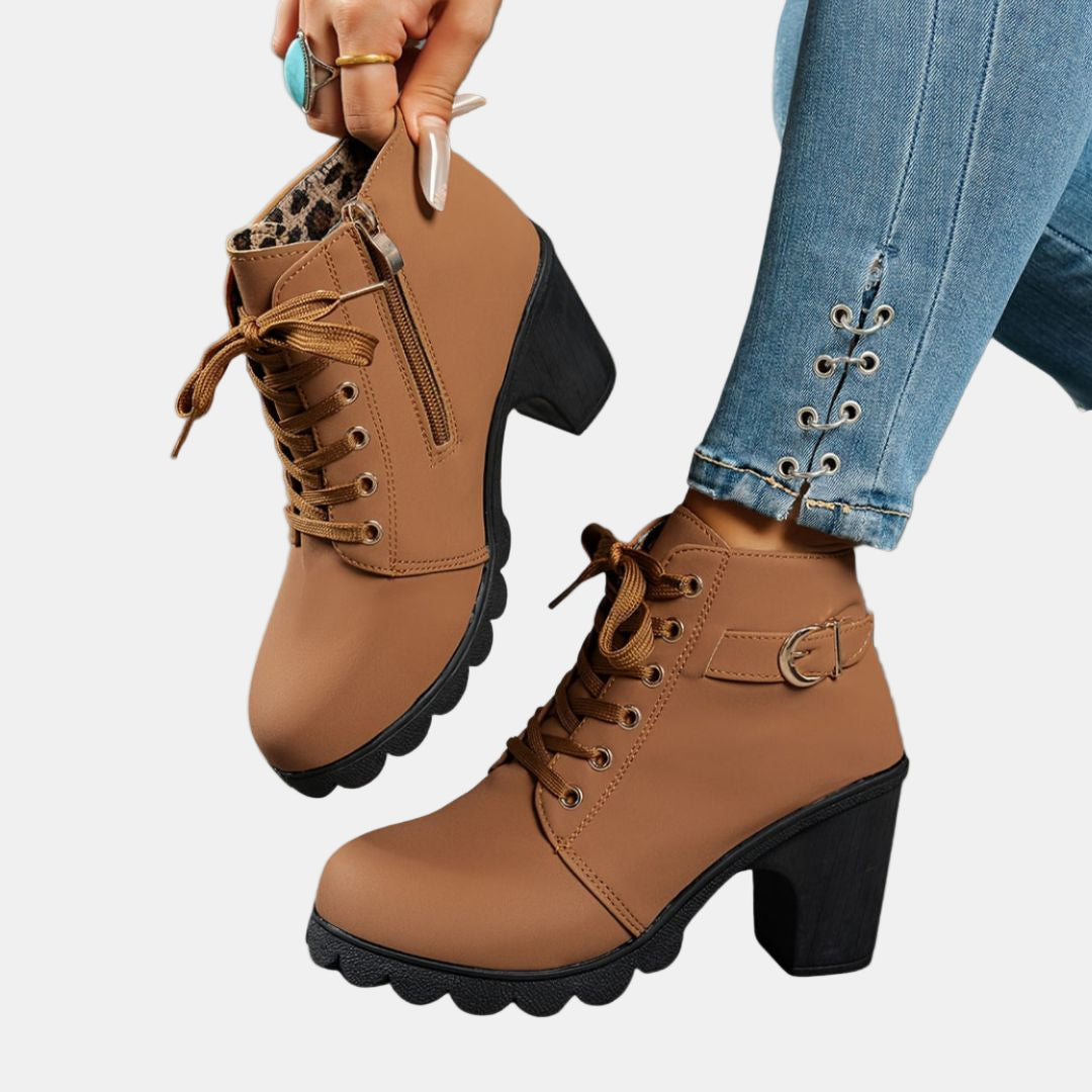 Maisie | Casual Heeled Ankle Boots