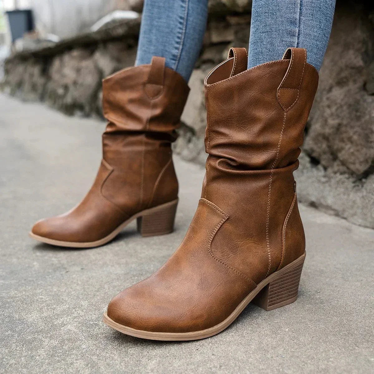 Theodosia - Leather Boots