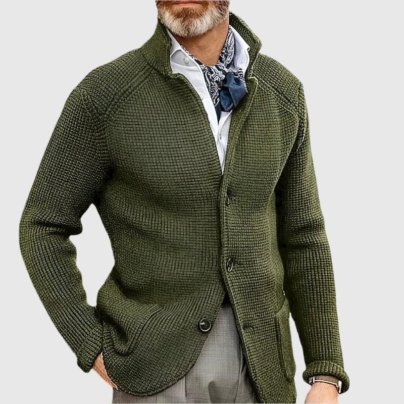 Men's Military Retro Style Cardigan