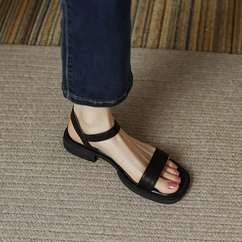 LINDY | ELEGANT LEATHER SANDALS