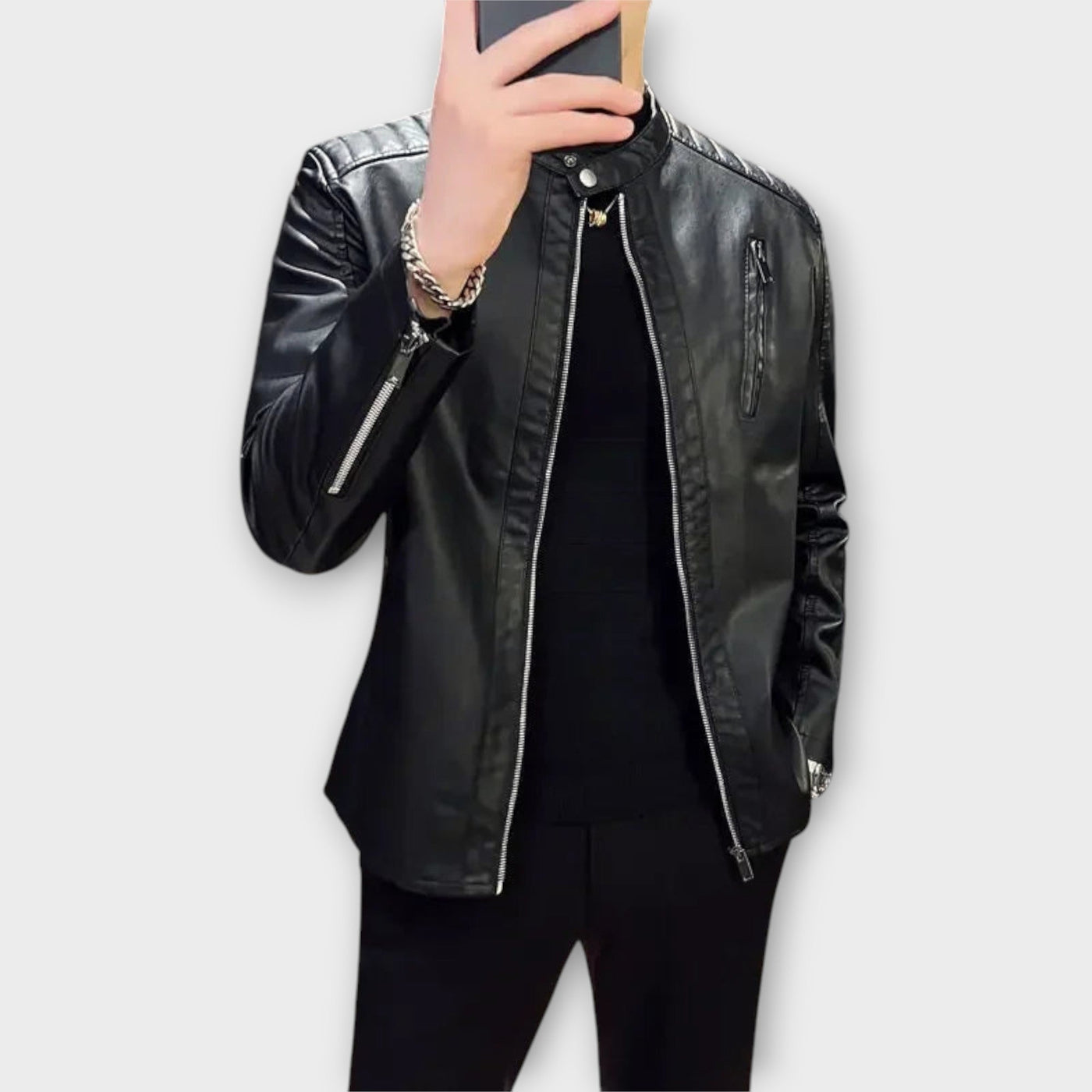 Elegant Leather Jacket