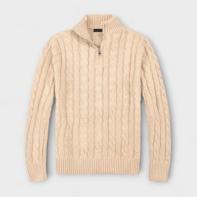 Elegant Half-Zip Sweater