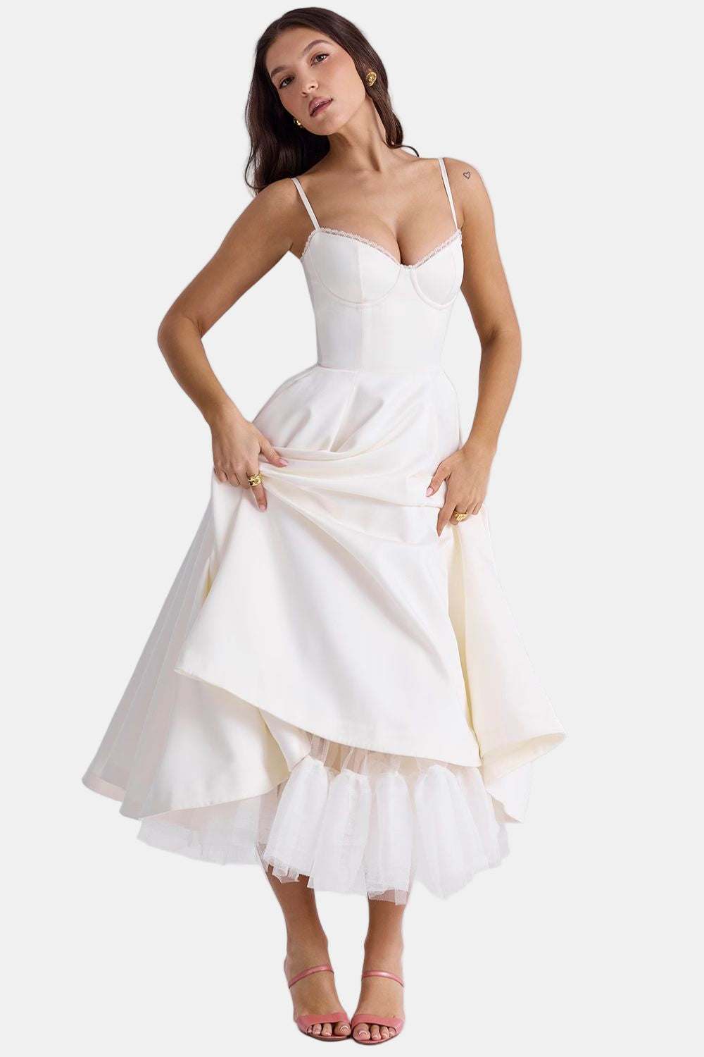 Aurelia | Ethereal Tulle Accent Dress