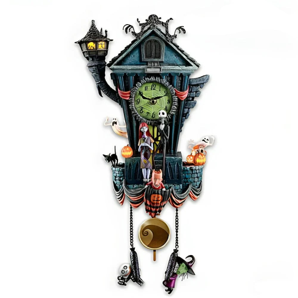 HallowClock - Wall Clock for Halloween, A Nightmare Before Christmas