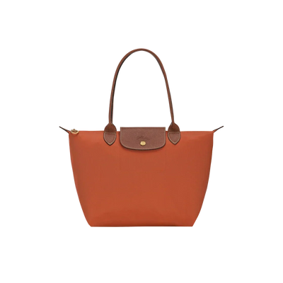 Longchamp - Large Le Pliage Tote, Brick