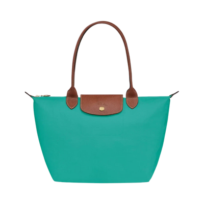 Longchamp - Large Le Pliage Tote, Turquoise