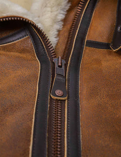 Aron™ | Bomber Jacket with Fur Hood