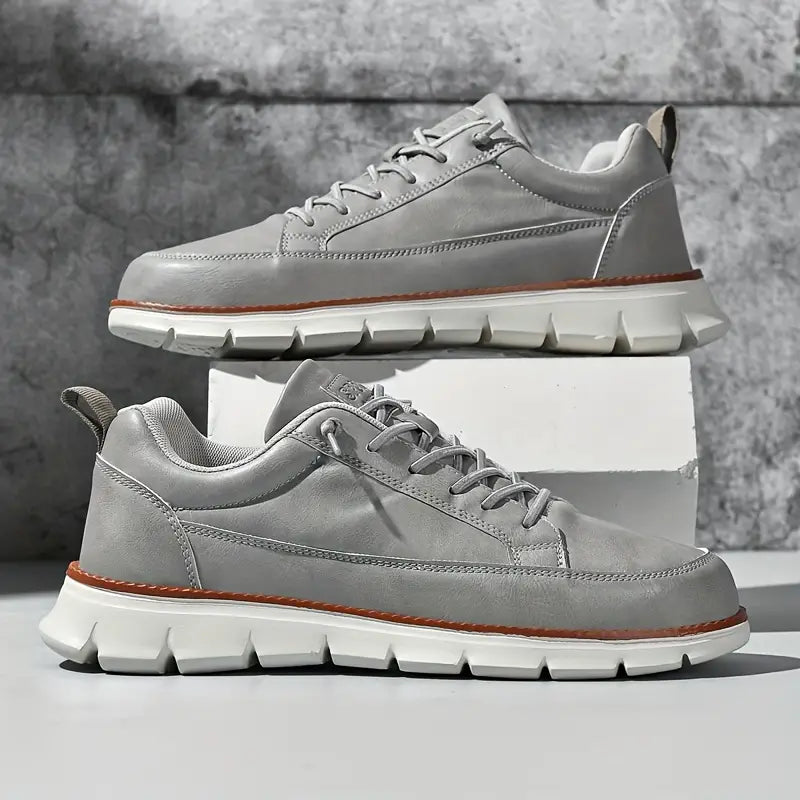 HAPPY | LEATHER SNEAKERS WITH ORTHOPEDIC COMFORT