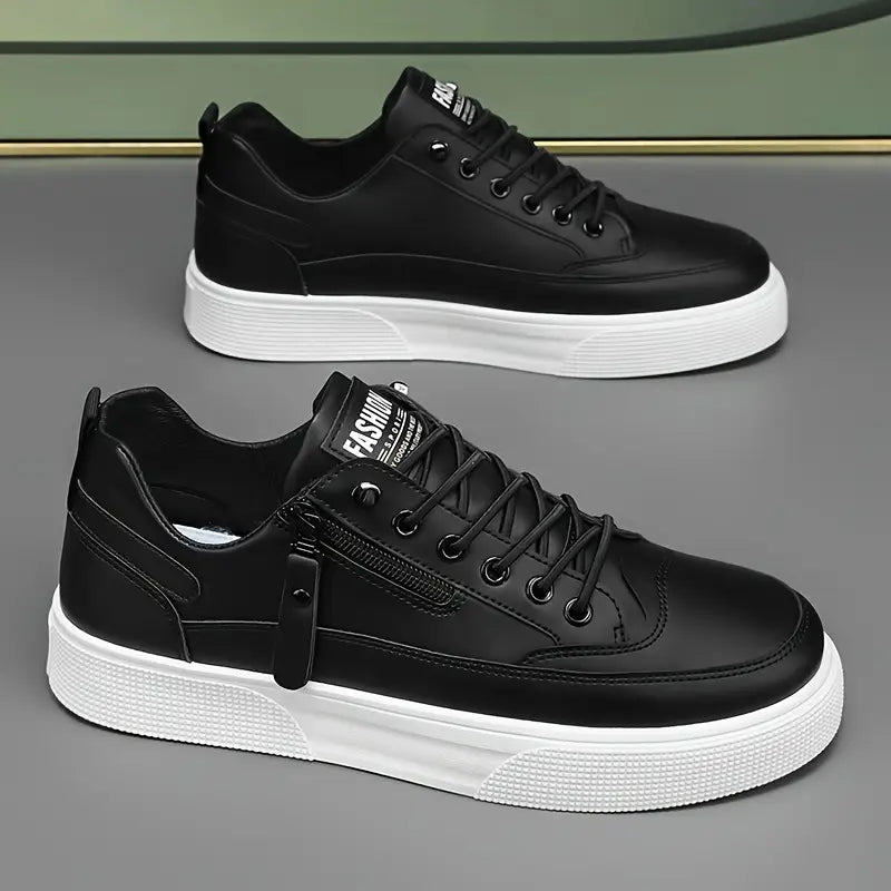 CIRO | LEATHER SNEAKERS WITH ZIP DETAIL