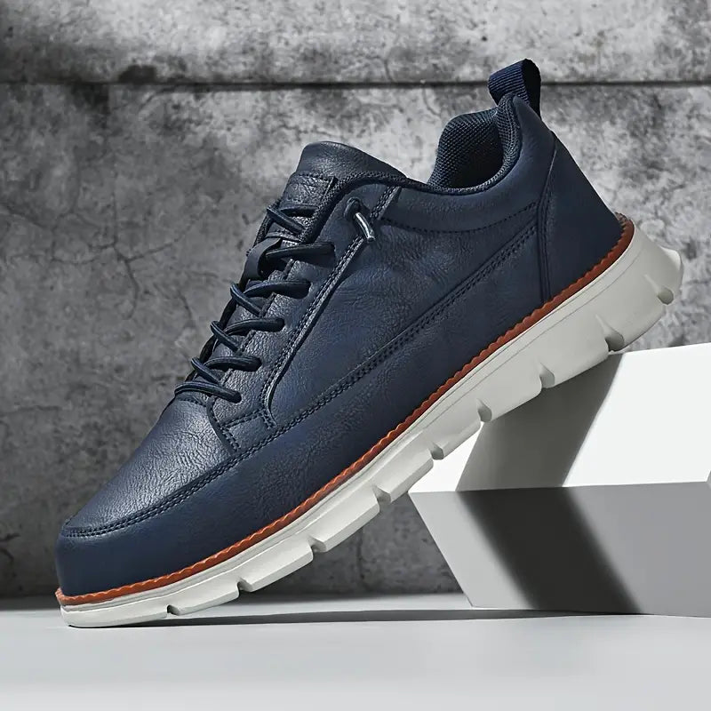 HAPPY | LEATHER SNEAKERS WITH ORTHOPEDIC COMFORT