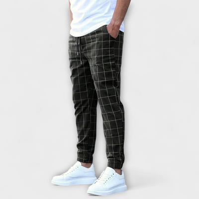 Plaid Jogging Pants