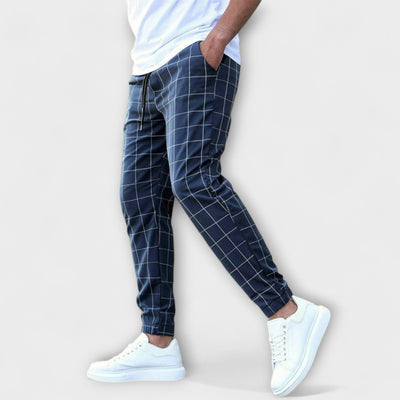 Plaid Jogging Pants