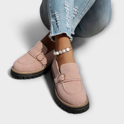 Lora | Casual Moccasins with Round Toe