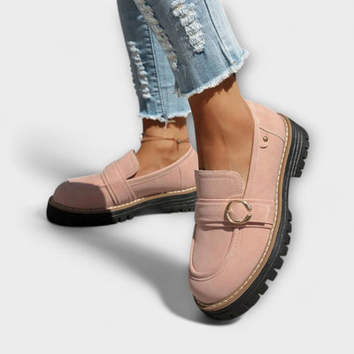 Lora | Casual Moccasins with Round Toe