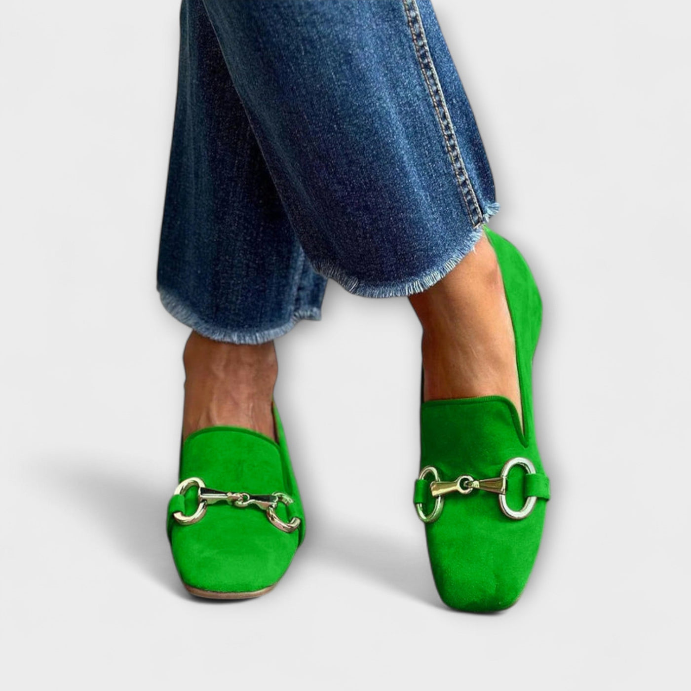 Taliah | Loafers with Square Toe and Buckle