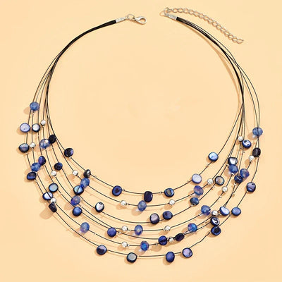 NORHEEN | TIMELESS MULTI-LAYER BOHEMIAN STYLE BEADED NECKLACE