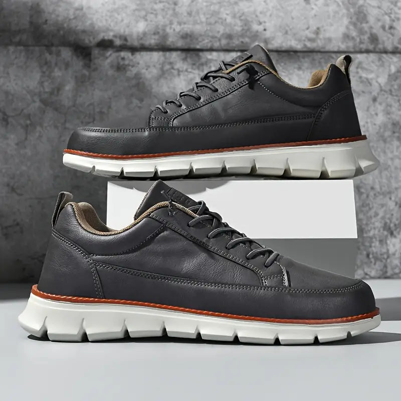 HAPPY | LEATHER SNEAKERS WITH ORTHOPEDIC COMFORT