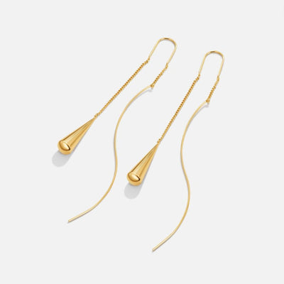 ELISHA | ELEGANT TEARDROP TASSEL EARRINGS