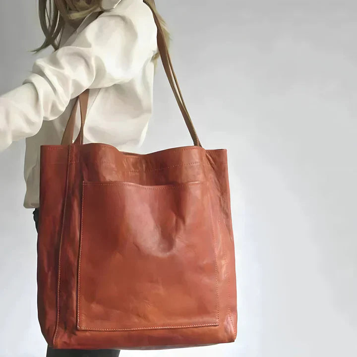 Ella™ - Classic Leather Tote