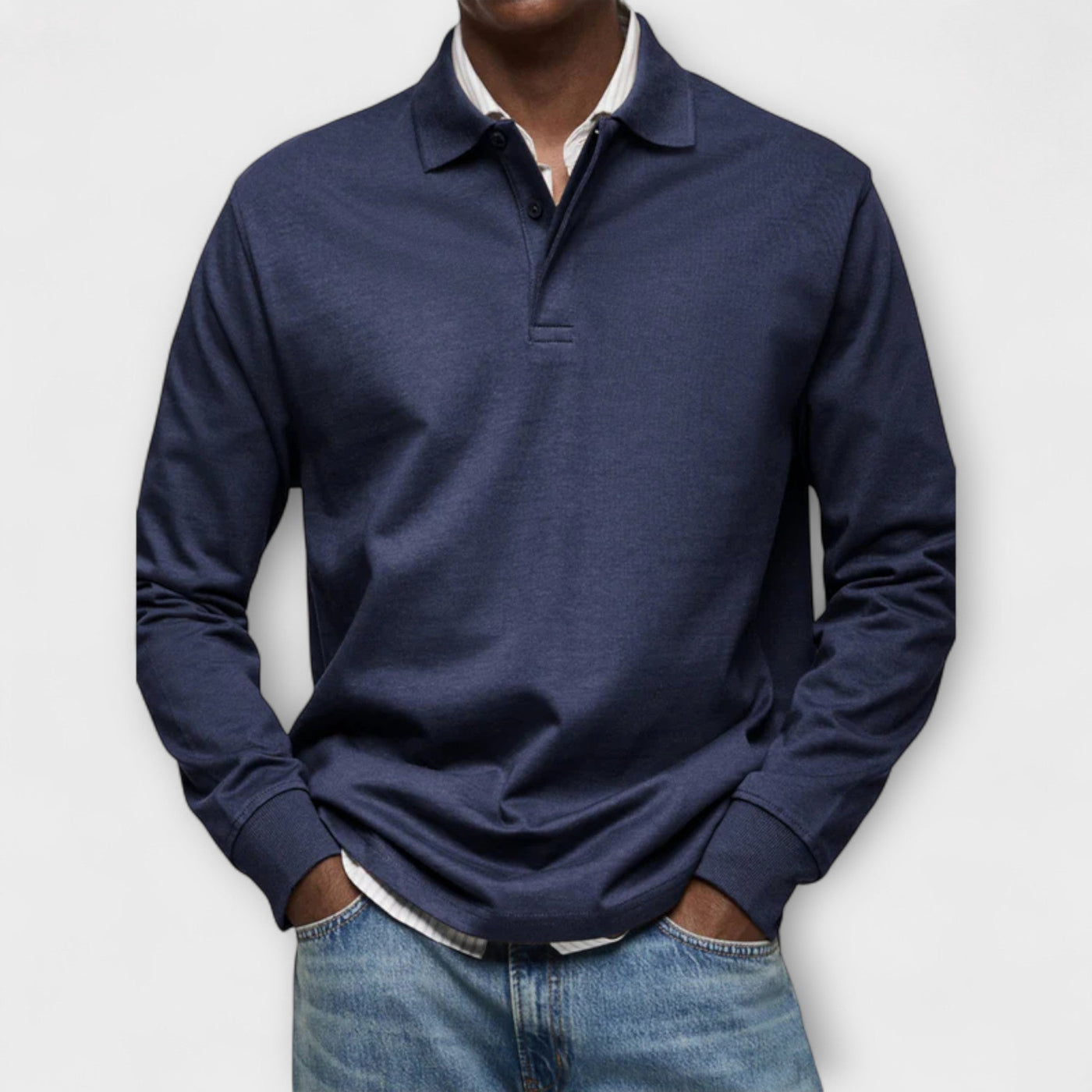 Luxury Long Sleeve Polo