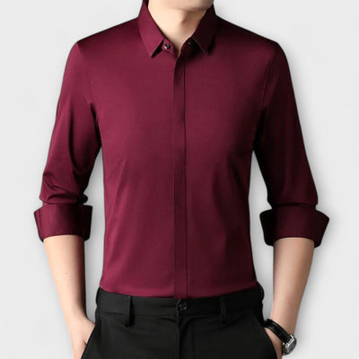 Wrinkle-Free Stretch Shirt for Men