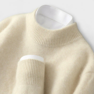 Pull in Cashmere with High Neck