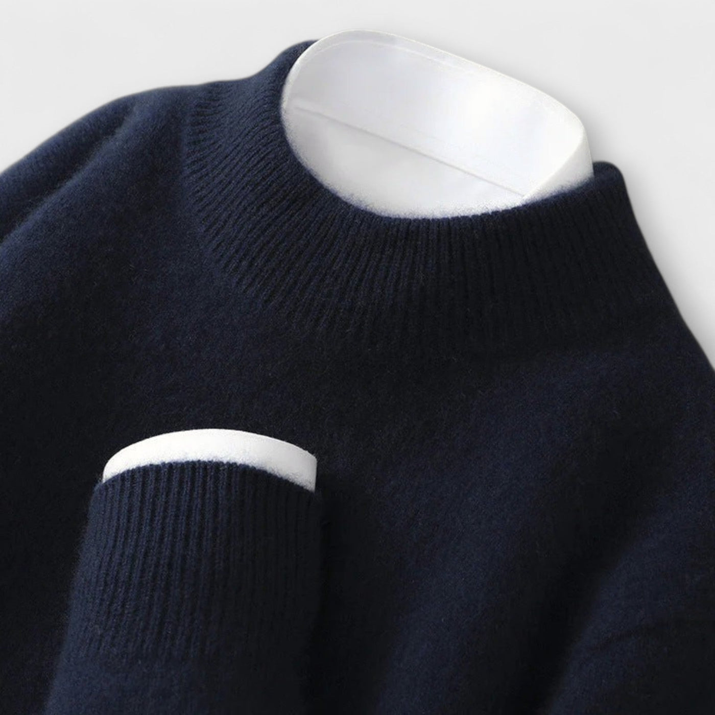 Pull in Cashmere with High Neck