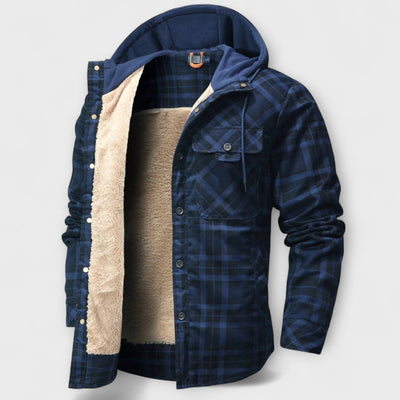 Flannel Jacket with Hood