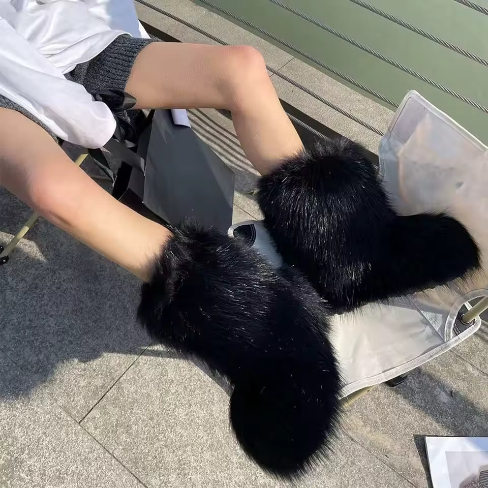 Luna - Faux Fur Boots