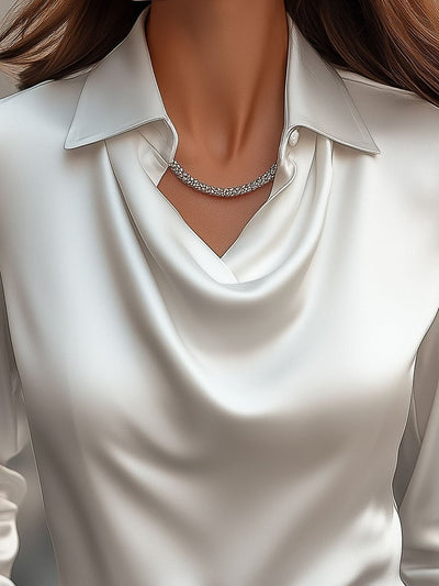 BLAIRE | ELEGANT SATIN BLOUSE