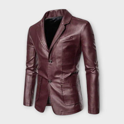Business Casual Leather Jacket