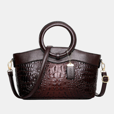 JAYE | STYLISH CROCODILE PATTERN HANDBAG